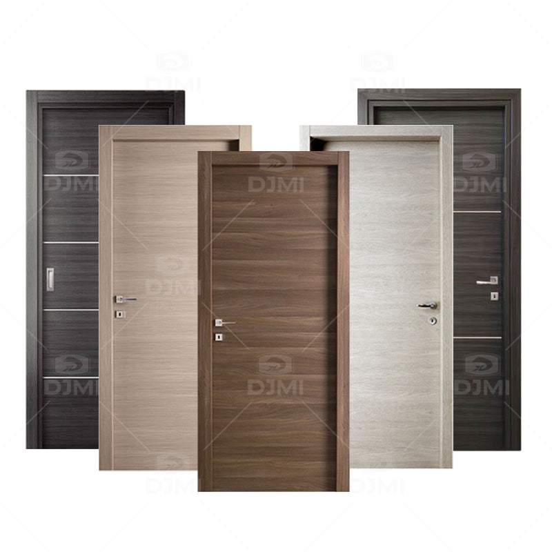 China Top Manufacturer Custom High Quality Bedroom Door Internal House Door Design Modern Interior Wooden Door