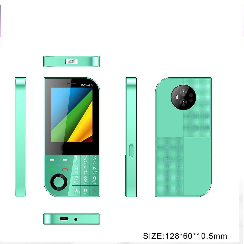 New GSM GPRS Large Screen2G Button phone for elderly and students2500mAh Battery
