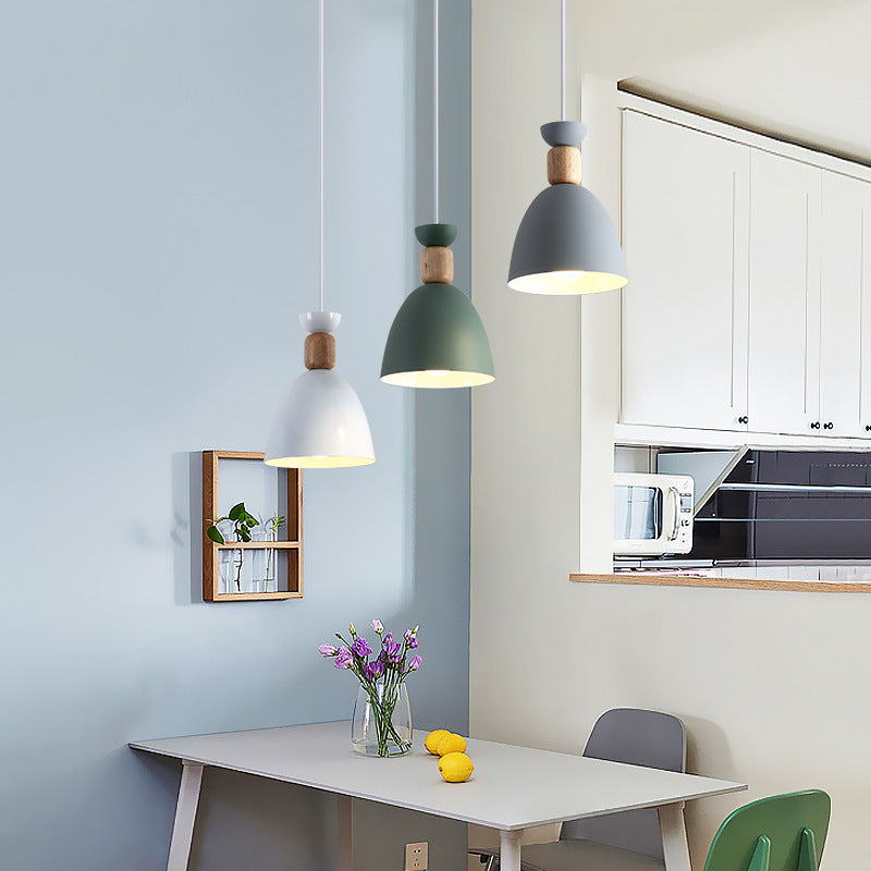 Nordic Restaurant Pendant Light Three-Head Bar Dining Room Table Lamp Creative Personality Bedroom Lamp Modern Minimalist Lighting Fixture