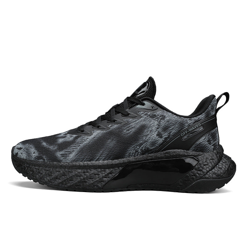 Marathon Running Shoes Soft Sole Cushioning Men and Women Mesh Training Running Shoes Rebound Physical Test Sports Student Sports Shoes Men's