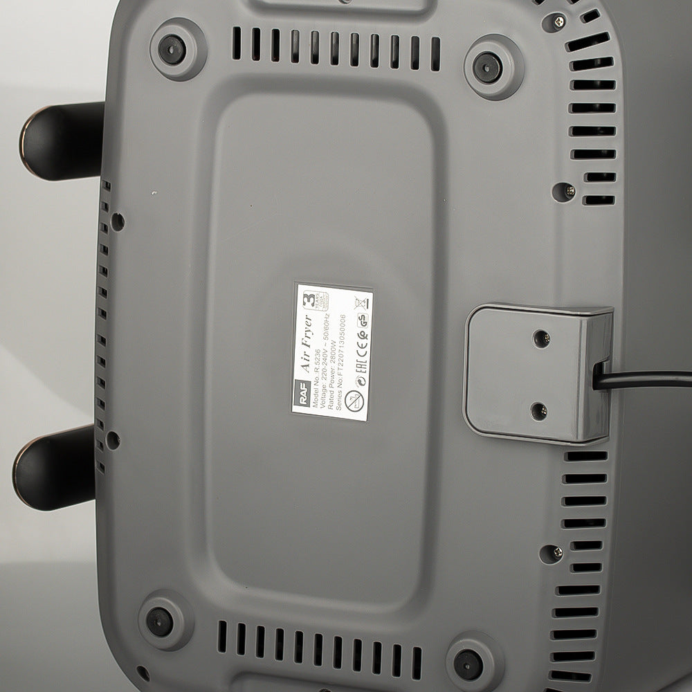 RAF European and American Standard Air Fryer Multi-Functional Household Left and Right Dual Chamber Large Capacity French Fry Electric Fryer