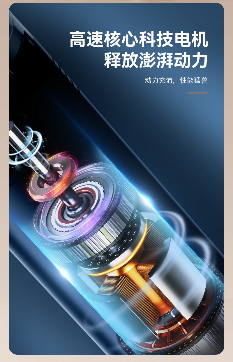 New Handheld Wireless Vacuum Cleaner for Home Use, Strong Suction, Dry and Wet Dual-use, Car-mounted Vacuum Cleaner, Small Multi-functional Dust Blower