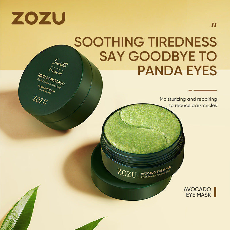 Eye Mask ZOZU Golden Avocado Moisturizing and Hydrating   foreign trade skincare products live wholesale