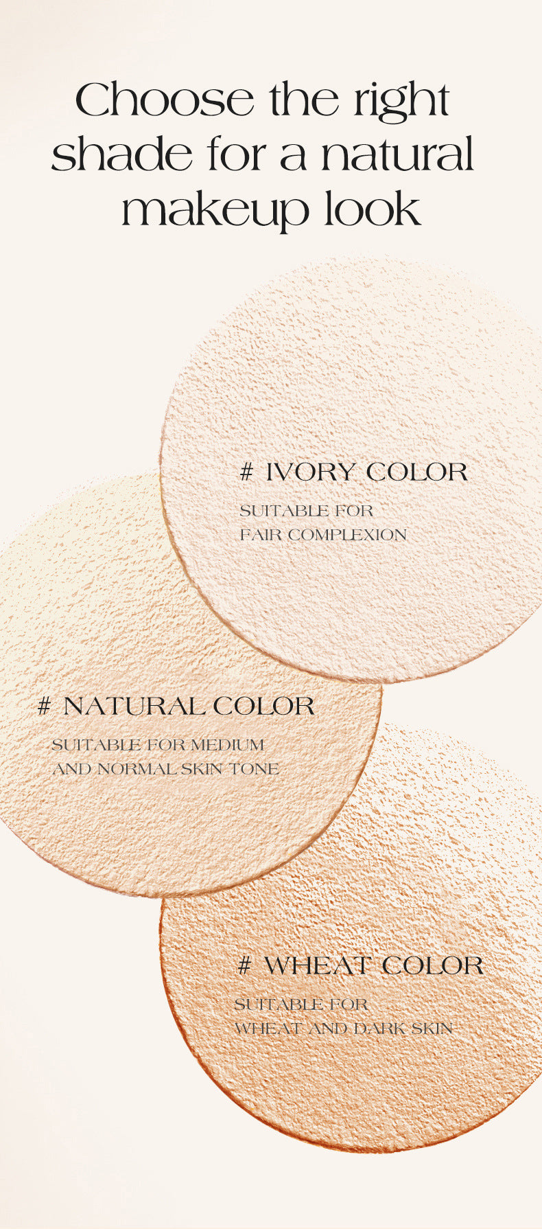 ICVC#1204Oil Control Powder Nude Makeup Setting Loose Powder5g Comes with makeup mirror, e-commerce version