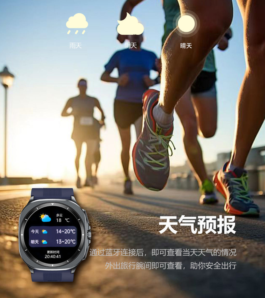 TK65Air Pump Blood Pressure Health Smartwatch Support nfc Alipay One-Click Blood Sugar and Heart Rate Bluetooth Watch