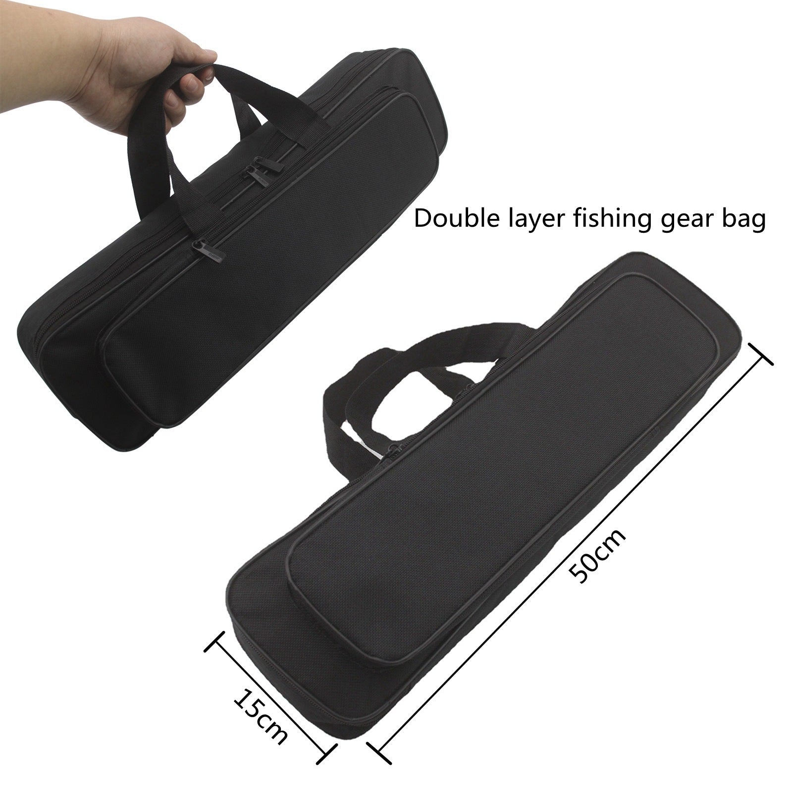 E-commerce Portable Telescopic Lure Rod Set Straight Handle Gun Handle Fishing Gear Combo FBA Overseas Warehouse Fishing Gear