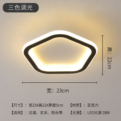 Aisle Light Entryway Hallway Light Iron Art Stair Light Cloakroom led Ceiling lamp balcony lamp Zhongshan lighting fixtures