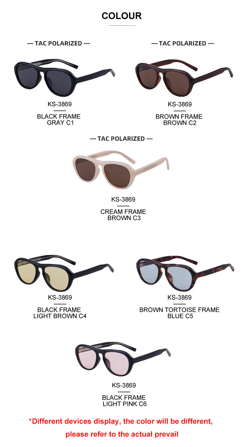 2025New European and American Fashion Polarized Sunglasses for Women, High-end Ultra-light Sun Protection Sunglasses for Women, Trendy for Fishing and Driving