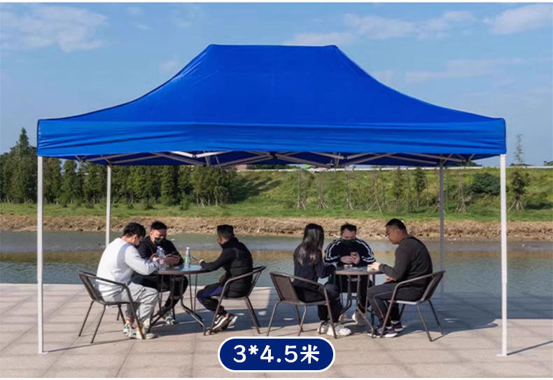 Four-corner Exhibition Tent Umbrella Outdoor Rainproof Advertising Tent with Printing logo Event Exhibition Folding Telescopic Sunshade