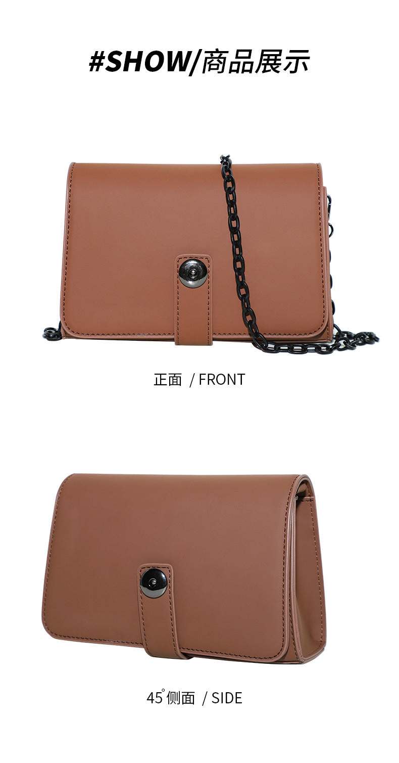 Niche Versatile Small Square Bag Chain Bag Simple Commuter Crossbody Bag Fashion Small Square Bag Shoulder Bag for Women