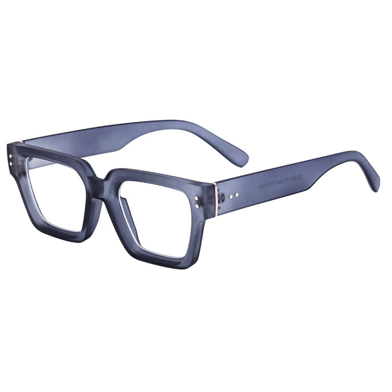 2025New European and American Fashion Square Frame Glasses for Women, Can Be Paired with Prescription or Non-Prescription Lenses, Men's Optical Frames Wholesale