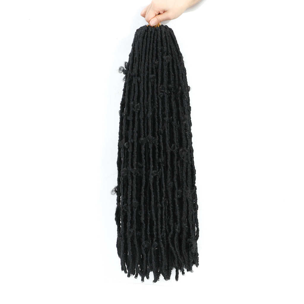 Foreign Trade Dreadlock Crochet Hair Butterfly Locs Crochet Hair Goddess Butterfly Curly Wig