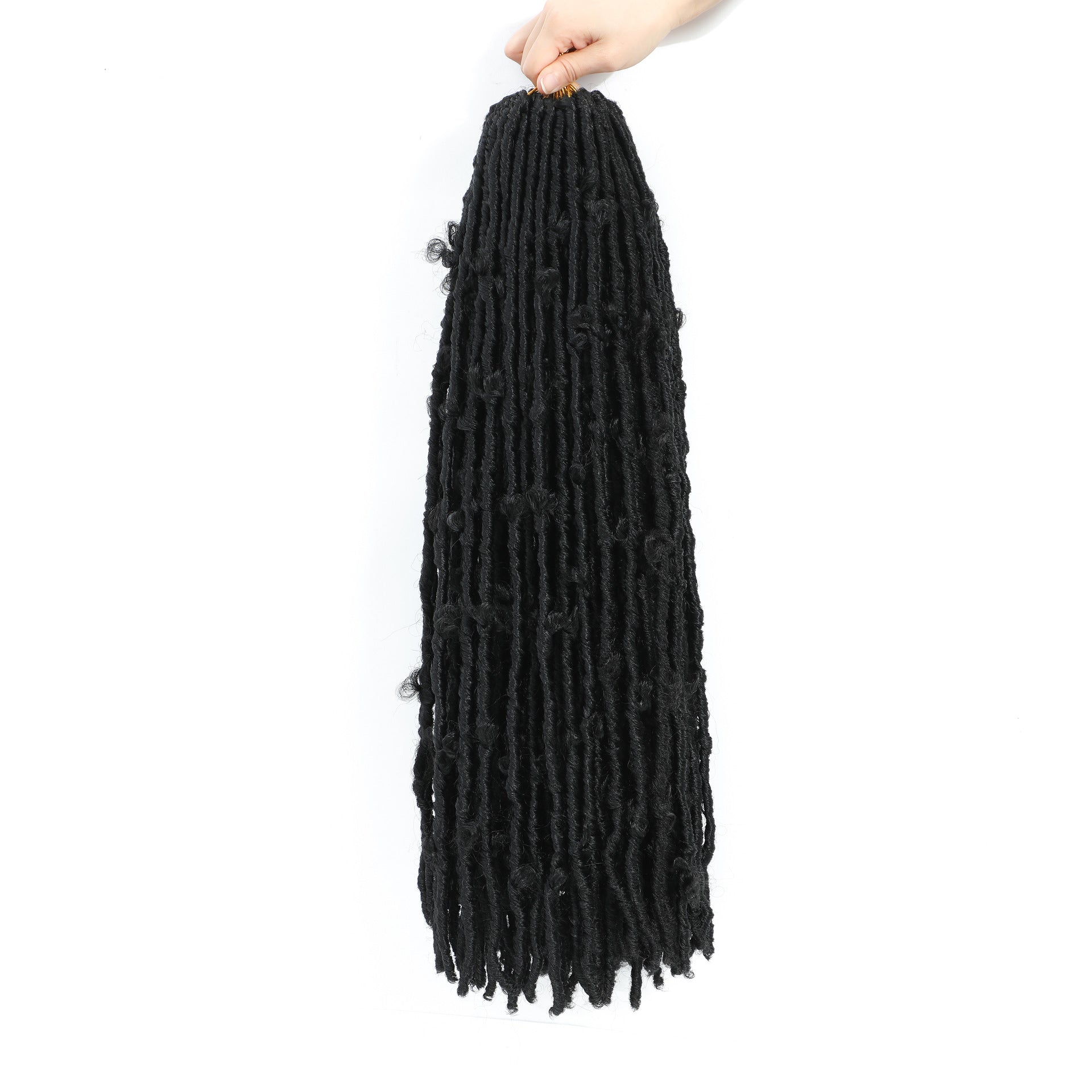 Foreign Trade Dreadlock Crochet Hair Butterfly Locs Crochet Hair Goddess Butterfly Curly Wig