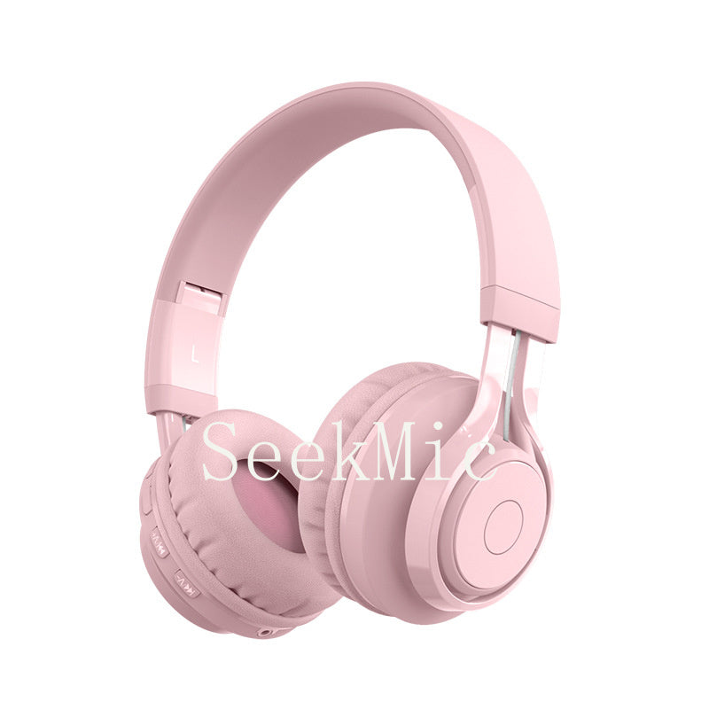 Hot-selling Over-ear Headphones Bluetooth Long Battery Life Children's Student Bluetooth Headphones Wireless High-Quality Sound Headset