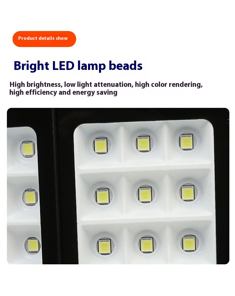 Wholesale Cross-Border New Super Bright LED Solar Flood Lights Outdoor Waterproof Garden and Street Lighting with IP65 Rating