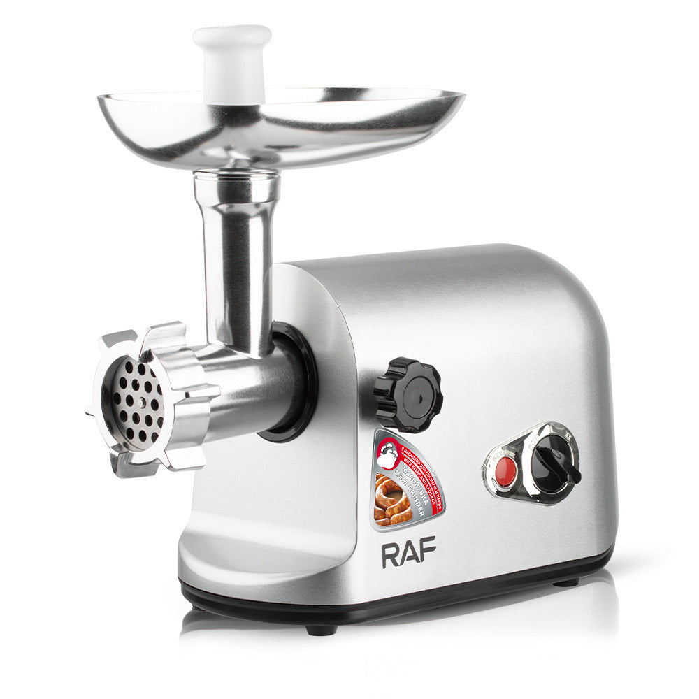 RAF Electric Meat Grinder Desktop Multi-Functional Kitchen Household Sausage Stuffer High-Power Meat Mincer Mixer