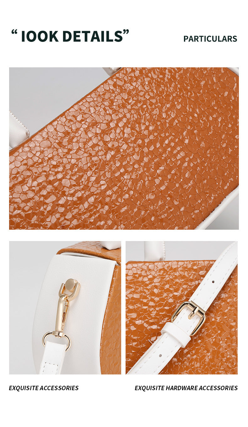 Women's Crossbody Bag Versatile Summer Small Square Bag2024New textured shoulder bag niche handbag