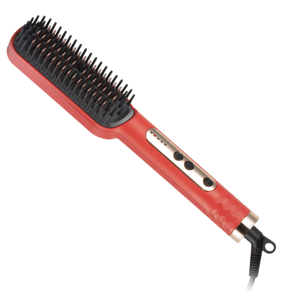 RAF EU Standard Hair Straightening Brush Non-Damaging Hair Straightening and Curling Dual-Use Electric Curling Iron Hair Straightener for Home Use