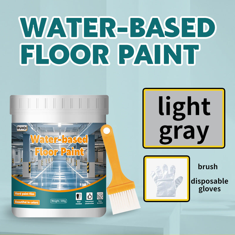 Water-based Floor Paint Wear-resistant Anti-slip Parking Lot Workshop Household Floor Paint Cement Floor Renovation Color-changing Paint