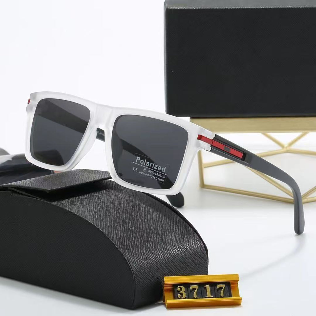 2024New Retro Square Men's Polarized Sunglasses High-end Fashion Sun Protection Sunglasses Wholesale