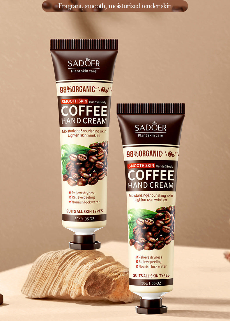 Coffee Hand Cream30g SADOER Moisturizing, anti-chapped, hydrating hand cream for  foreign trade wholesale