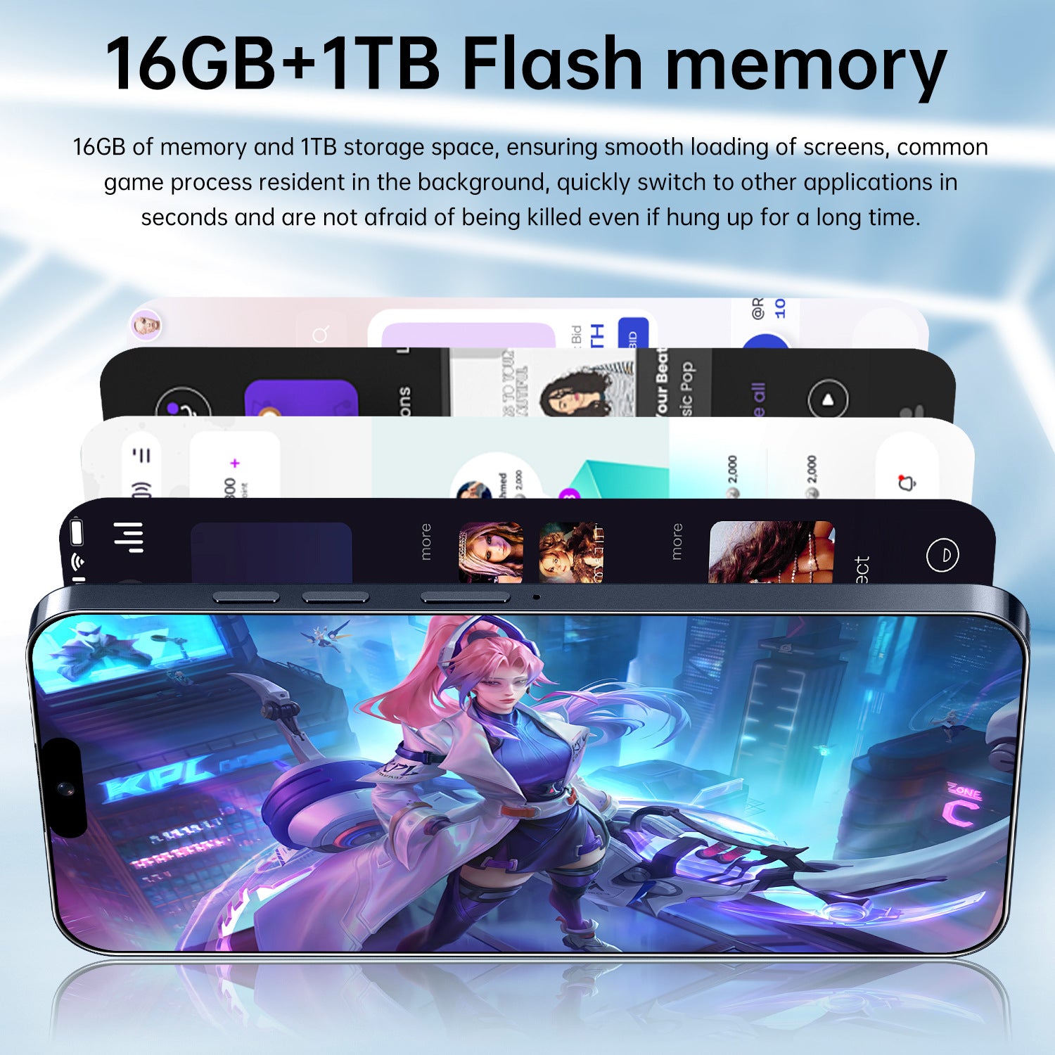 New C15 ProMax In-stock Android Phones16+1T Mobile phone factory available