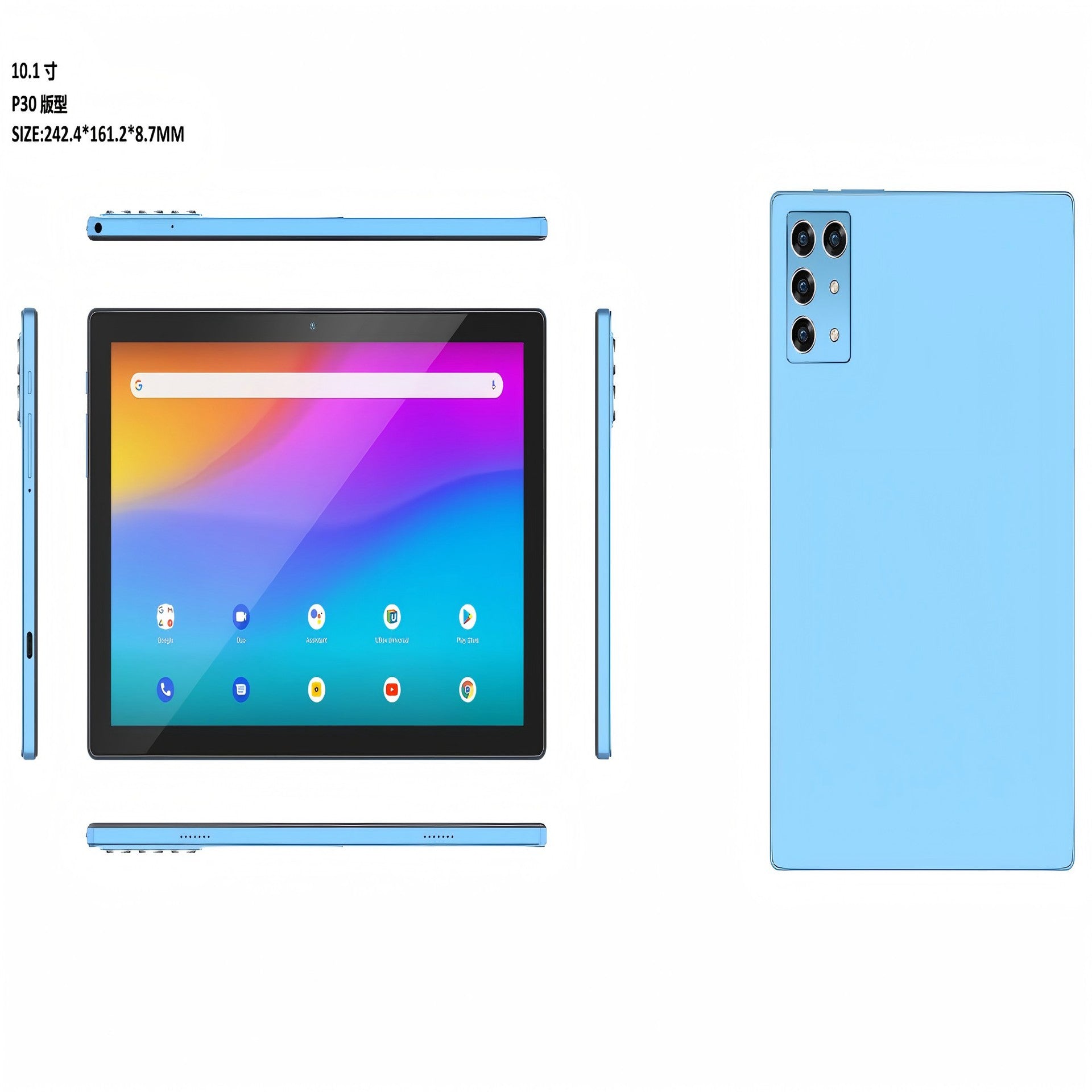 Tablet Z06 High-End Android Smart Tablet10Support WiFi Bluetooth Tablet(Popular)