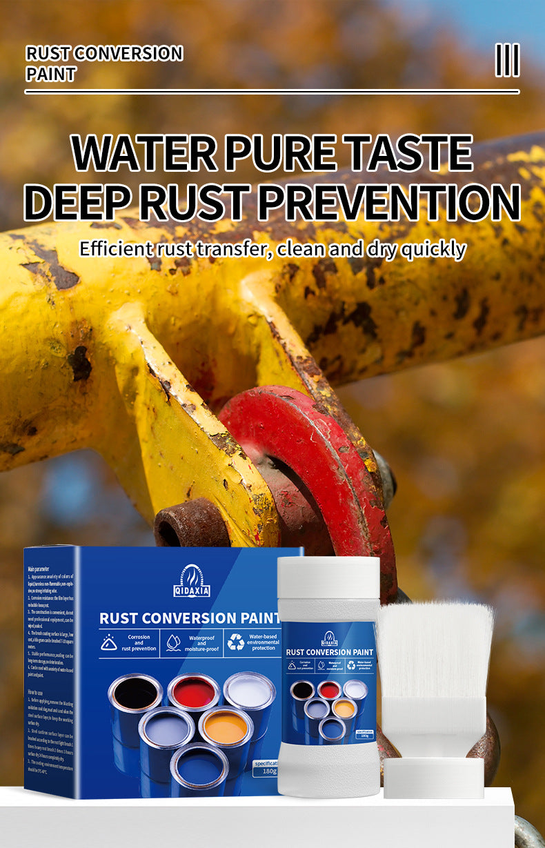 Water-based Anti-rust Paint Metal Paint Rust-free Rust Conversion Paint Color Steel Tile Renovation Rust Fixing Agent Multi-color Conversion Paint