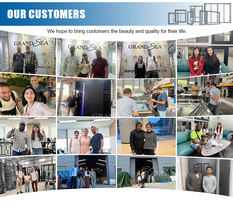 Hurricane Resistant Thermal Insulation Double Glazed Modern Exterior Door Modern Design Aluminum Lowe Glass Sliding Door