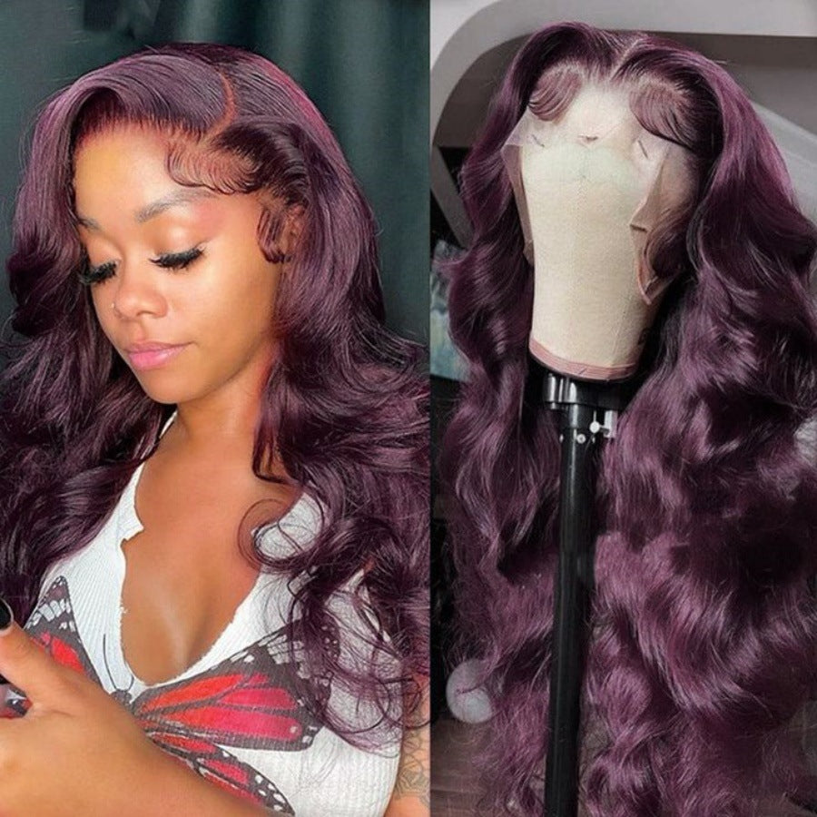 Highlight Ombre Lace Front Wig 13x6 Wavy Lace Glueless Wig