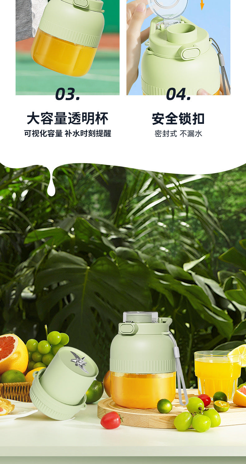 New Portable Small Electric Juicer Cup Multi-Functional Household Juice Maker Ton Ton Bucket Original Juice Machine