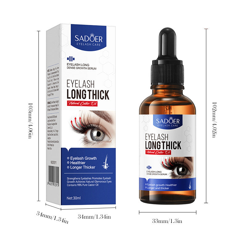 Curling Eyelashes Thick Mascara SADOER Long and Dense Essence Liquid  Wholesale