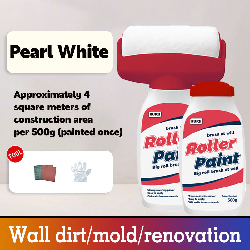 Large Roller Paint White Wall Graffiti Stain Covering Self-Painting Indoor Odorless White Wall Renovation Latex Paint Manufacturer
