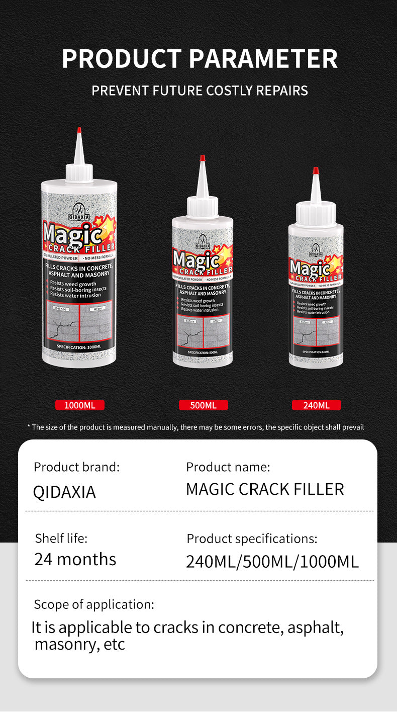 Crack Filler Sand Road Repair Filler Roof Waterproofing Floor Seam Repair Ground Seam Filler