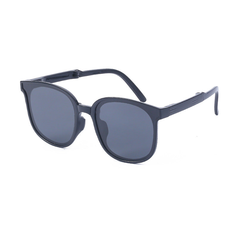 New Fashion Foldable Sunglasses for Women UV Protection Polarized Sunglasses Trendy Portable Full Frame Sun Glasses