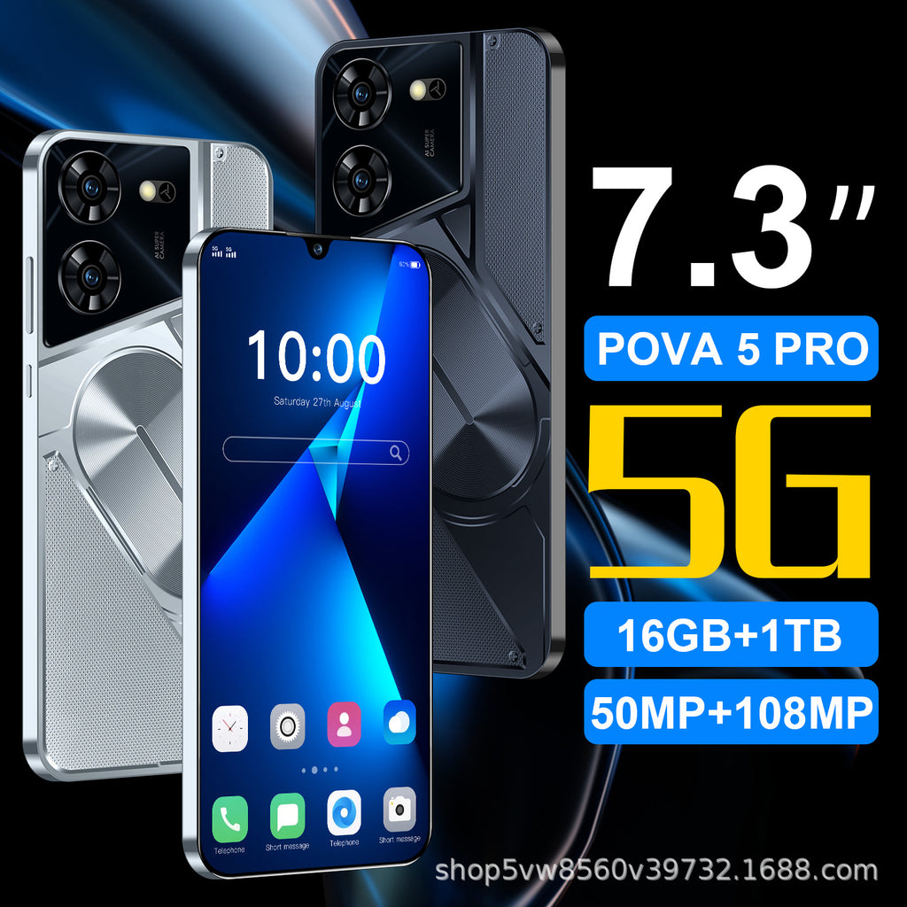 New POVA 5 PRO Mobile Phone16+1TB Large Memory All-in-One Factory Smartphone