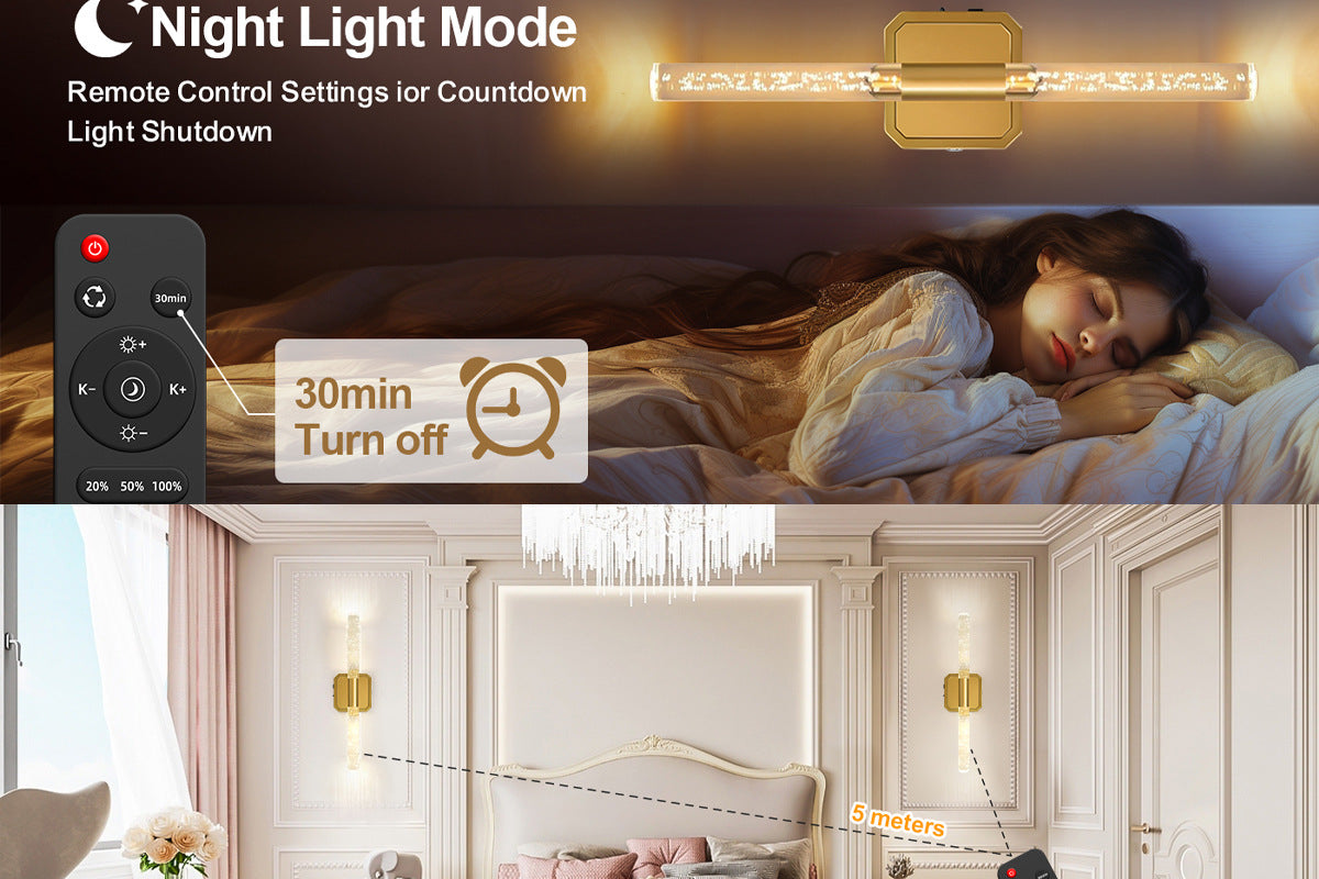 Rechargeable Wall Lamp Light Guide Column Wall Lamp Indoor Wall Lamp No Wiring Wall Lamp Magnetic Wall Lamp Strip Wall Lamp