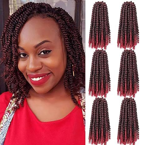 European and American Style Wig Small Spring Curl Change Hairstyle Wig spring  twist Foreign Trade Synthetic Fiber Crochet Wig