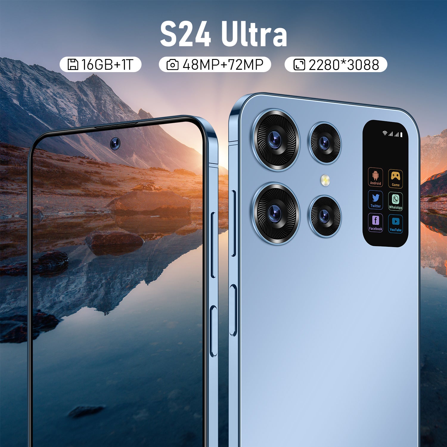 New16+512GS24ultra+Global Intelligence7.3Large Screen Mobile Phone Factory Direct Delivery