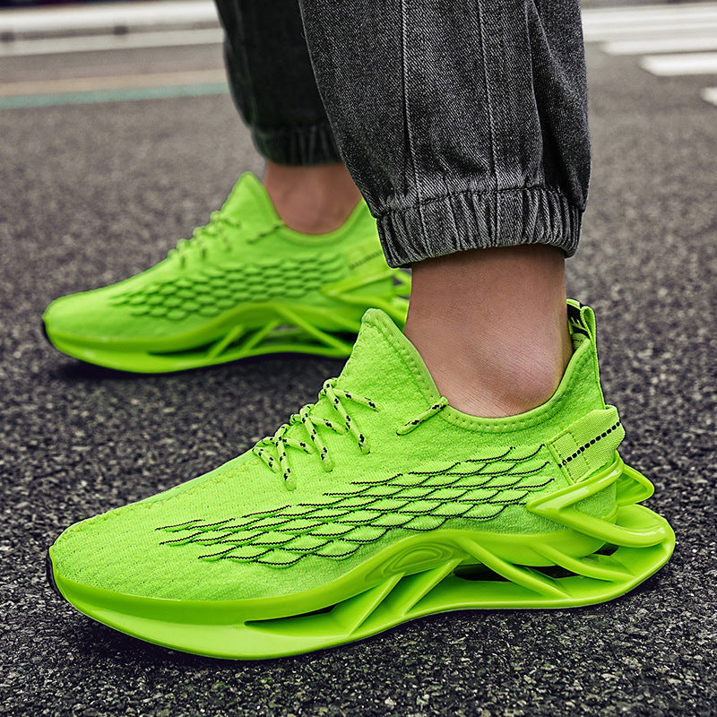 2025Spring and Summer New Large Size Men's Sports Running Shoes Versatile Student Blade Shoes Casual Trendy Shoes for Men