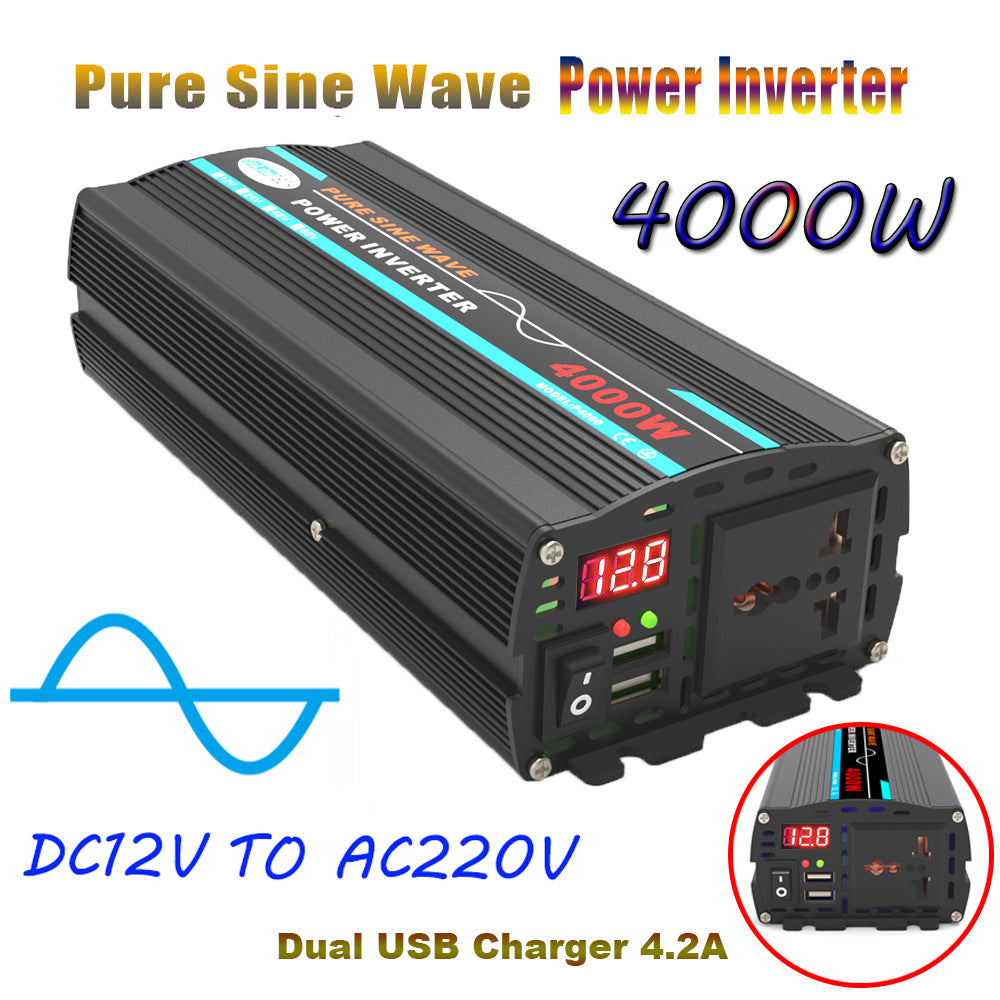 800W Pure Sine Wave Inverter DC12V/24V/48V/60V Turn AC220V AliExpress LAZADA Export