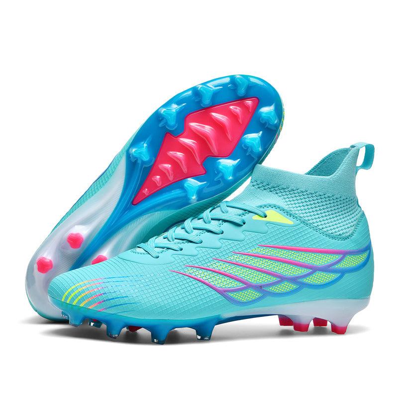Football Shoes Long Spikes New Xiyin Grass Artificial Turf Youth Student Competition Training Shoes