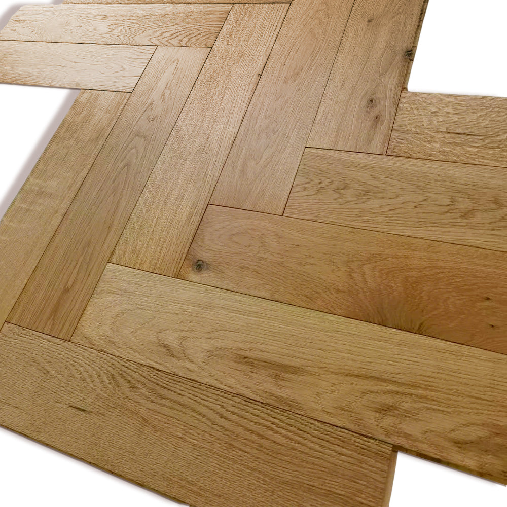 Customizable 12mm Herringbone Oak Engineered Flooring for Modern Homes Commercial Outdoor Use UV Lacquer Surface Finish