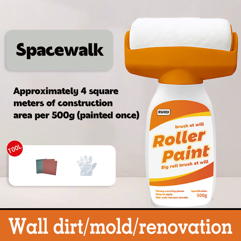 Hot-Selling Indoor Wall Roller Paint Water-Based Odorless Latex Paint with Roller Brush for Wall Renovation and Repair