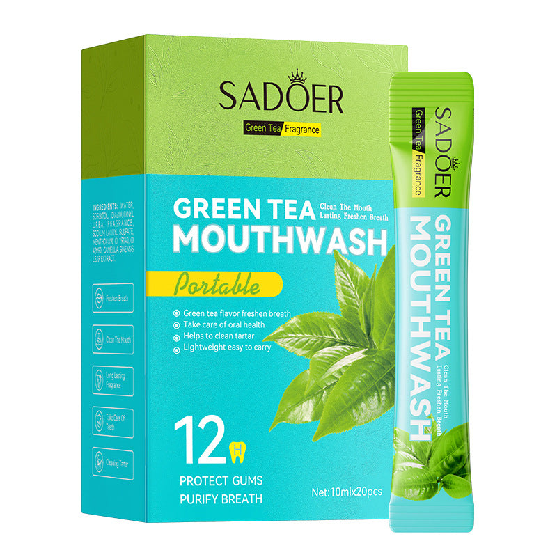 Mouthwash Box Set SADOER Disposable Portable Oral Cleaning Care  Foreign Trade Wholesale