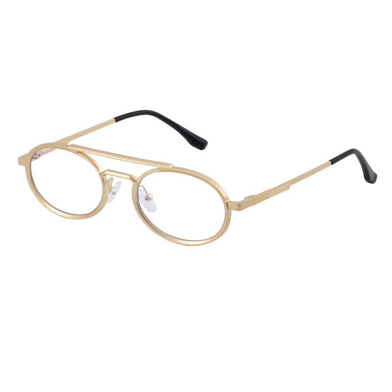 2025New European and American Retro Oval Frame Sunglasses for Men with High-end Spring Sunglasses for Women sunglasses