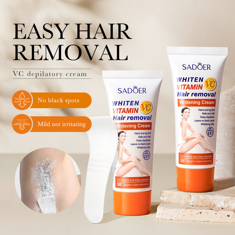 VC Depilatory cream60g SADOER Vitamin C Hair Removal Without Irritation  Wholesale