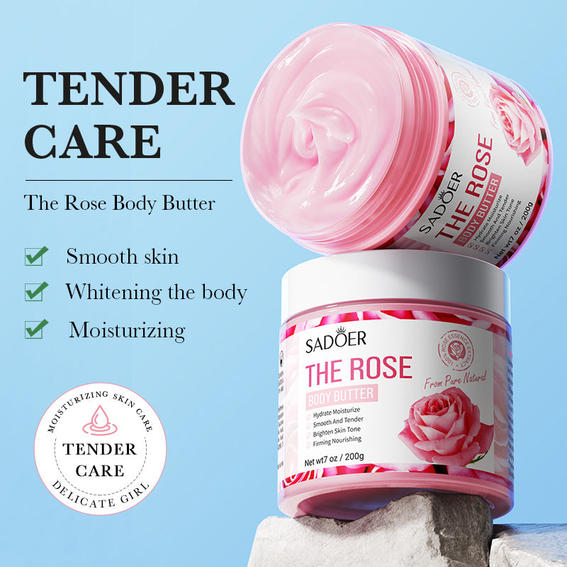 Plant Body Lotion SADOER Avocado Moisturizing Rose Butter Body Lotion  Wholesale