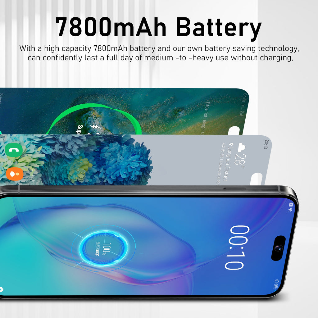 Specially designed for mobile phones i15 ProMax Smartphone7.3Large Screen16+1T Android4G Mobile Phone Yes
