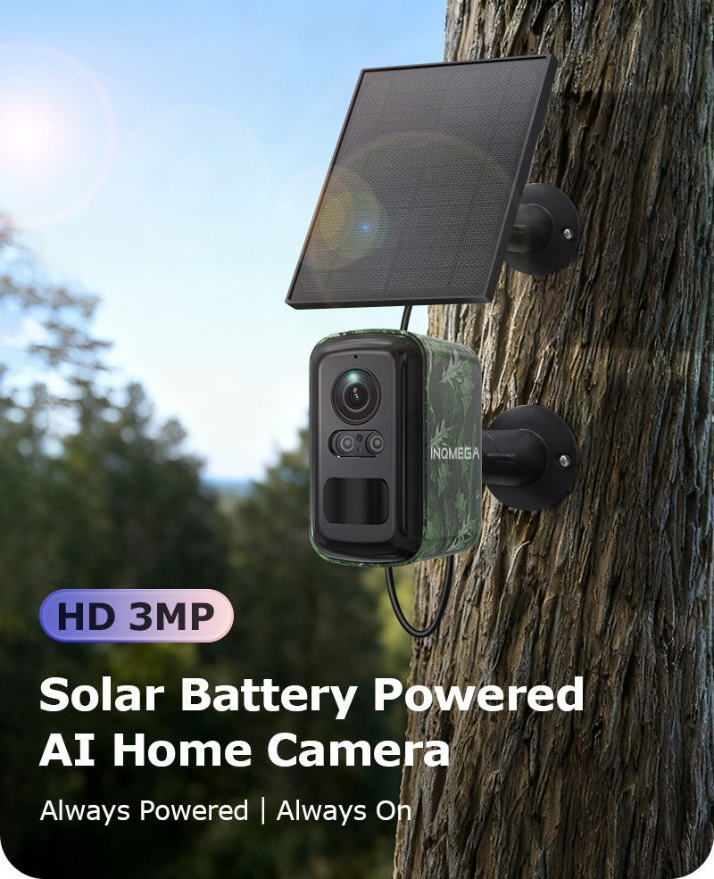 Exclusive Supply4G Solar Camera Outdoor Camouflage Battery Camera3MP High Definition Full Color Night Vision Surveillance